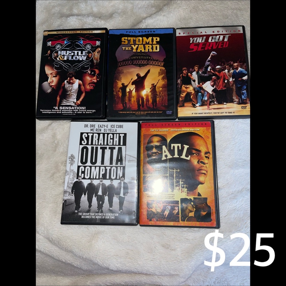 5 movie DVD bundle deal